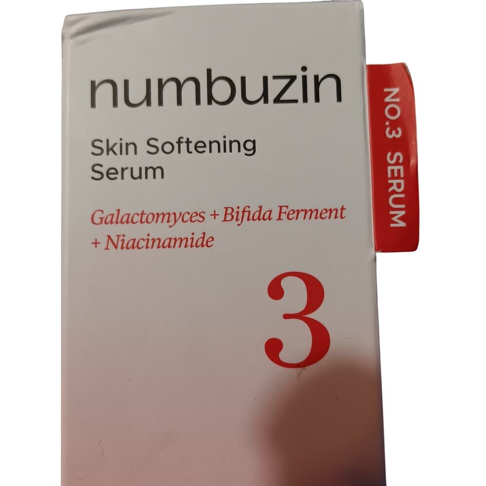 Numbuzin No. 3 Skin Softening Serum 1.69fl oz / 50ml NEW